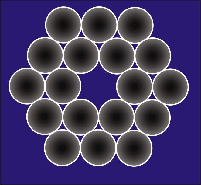 18 horn hexagonal array Noise Fringes on Array
