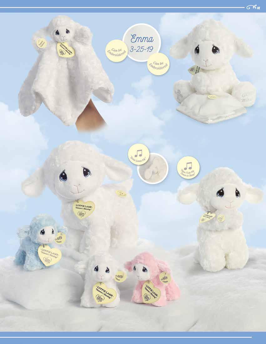 I am a hand puppet too! Luffie Lamb Luvster with Puppet Feature Heaven s Blessing 18 Diagonal 15727 List $6.26 (4) Case $5.