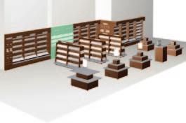 highly functional: the Booktique system and fixtures are made-to-purpose.