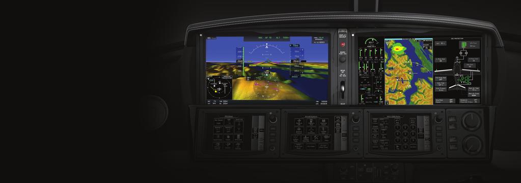 FLIGHT DISPLAYS Perspective Touch+ brings higher resolution and faster processing speeds to the already expansive widescreen 14-inch flight displays.