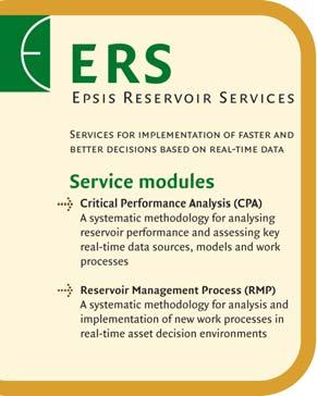 About Epsis Epsis is a technology company targeting the realtime reservoir management market niche, focusing on