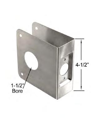 K7 : 4-1/2 High Blank Door Guard K 708 N/A 1-3/8 K 704 N/A 1-3/4 AVAILABLE IN STEEL, STAINLESS STEEL (32D), BRIGHT BRASS (3), BRONZE
