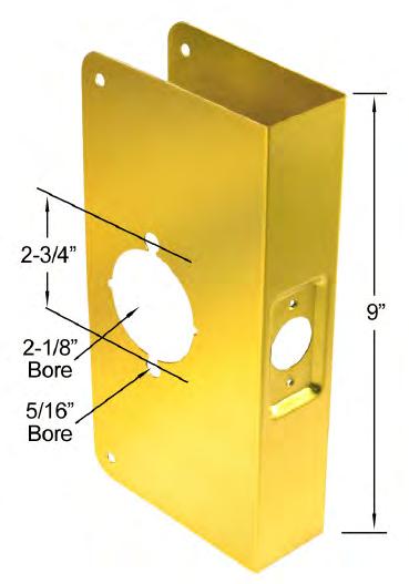V - SERIES Any door saver in this catalogue can be ordered with a D shaped cut-out (No indentation).
