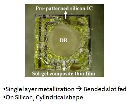 Chapter 3 Dielectric Resonator Antenna: SiP solutions for enhanced performance - The dielectric resonator antenna or DRA seen with a microstrip configuration that excites a circular patch through an