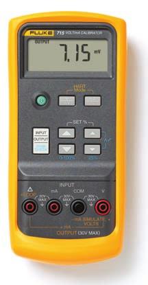 Fluke 715, 707 and 705 Loop s Delivers outstanding performance, durability and reliability Fluke 715 Loop The Fluke 715 Volt/mA can measure loop current as well as voltage output.