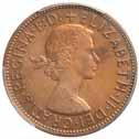 1209* Elizabeth II, Melbourne Mint, proof set, 1955.