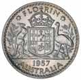 (4) 1216* Elizabeth II, Melbourne Mint, proof set, 1956.