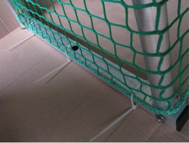 We recommend the following distribution of net holders: crossbar : 10 pieces upright : 7 pieces