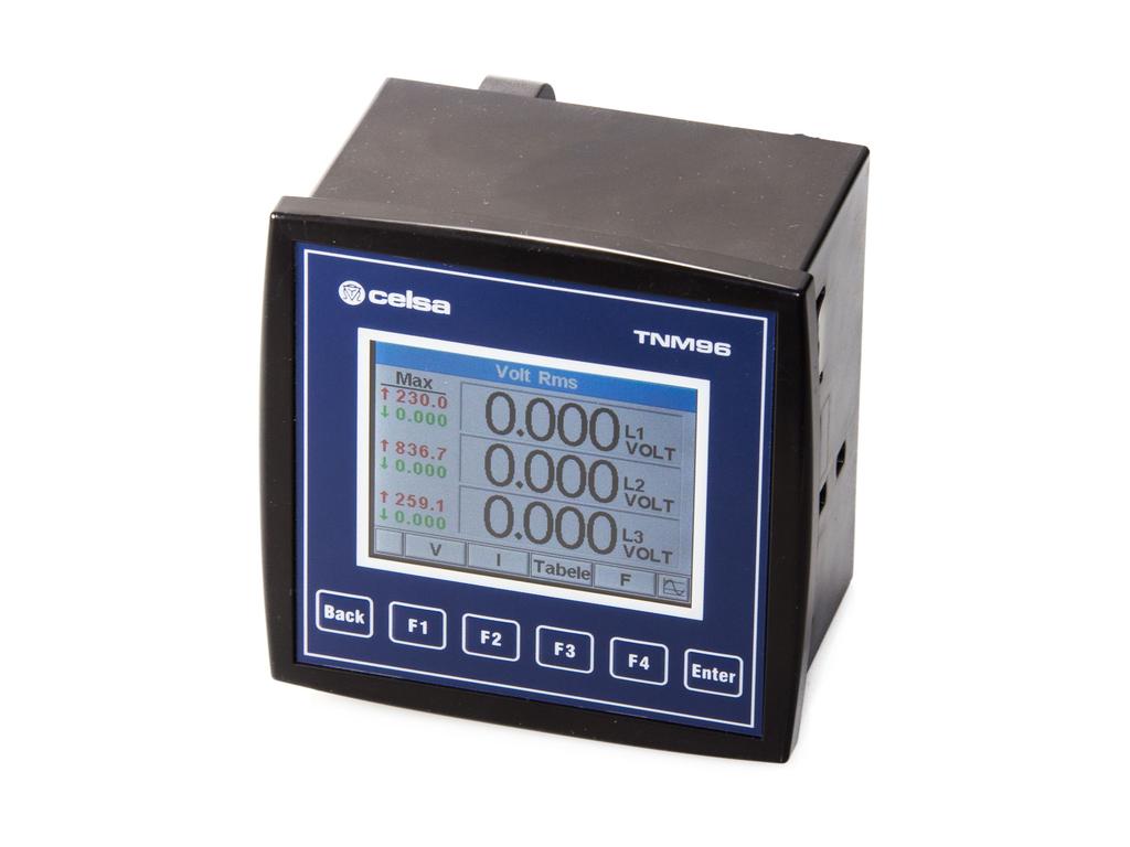 TNM96-ETL Energy Meter & Electrical Powermeter Celsa Messgeräte GmbH Barthelsmühlring 16, 76870 Kande -