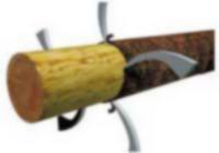 Debarking of logs Logs are debarked so that byproducts (chips and