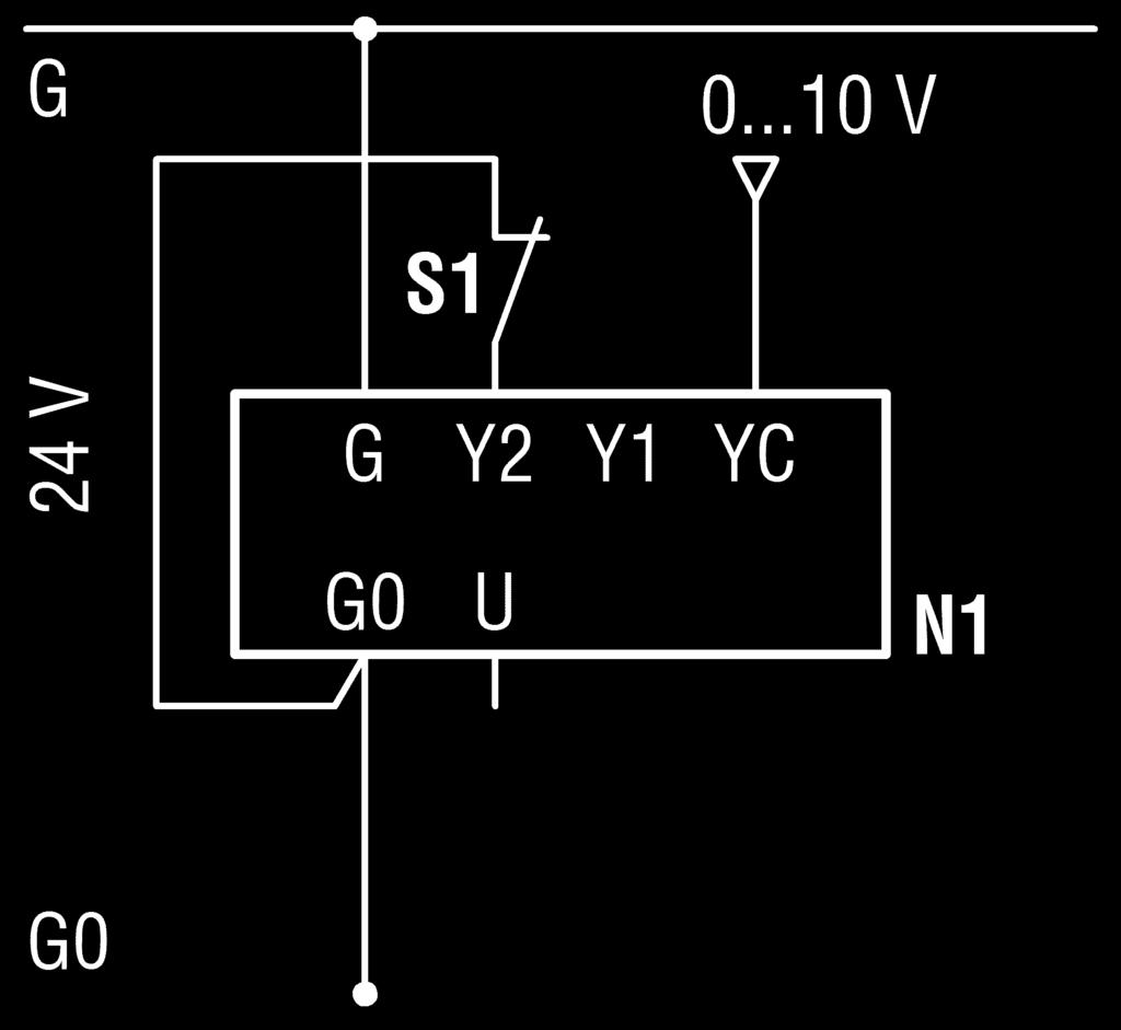 Controller make Siemens: GLB181.1 E/3 Connection diagram Controller make Siemens: GDB181.1 E/KN / GLB181.
