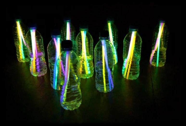 Potted Sports Take some of your favourite potted sports, add some glow sticks and watch your room light up with activity!