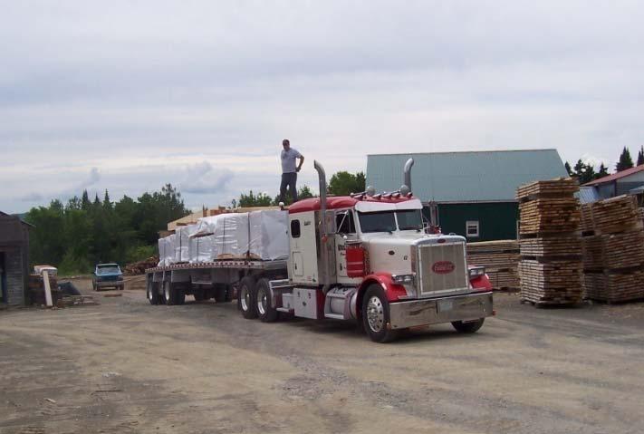 1. Delivery Day By now you should have the construction site for your new log home prepared for delivery.