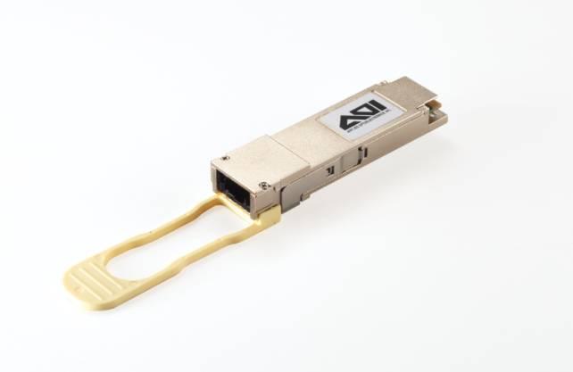 Features Applications 1Gb/s Ethernet 1GBASE SR4 Proprietary multi channel links QSFP28 MPO Type Transceiver 850nm VCSEL Laser 1Gb/s aggregated bidirectional data throughput Contain clock and data