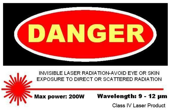 Laser Information: L25 Laser Specifications Model L25 L25P L25D Wavelength (µm) around 10.6 around 10.