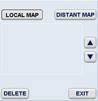 2.3.4.1.(5) Map Menu DELETE DELETE Delete allows the operator to delete MAPS, which can be LOCAL or DISTANT MAPS see also chapter 2.3.4.1.(6).