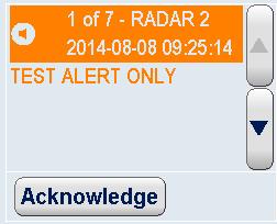 2.7.9 Test Alert The Test Alert was used to check the alarm management in an INS system. This Test Alert must be displayed in the Display for Alarms in all MFC consoles.