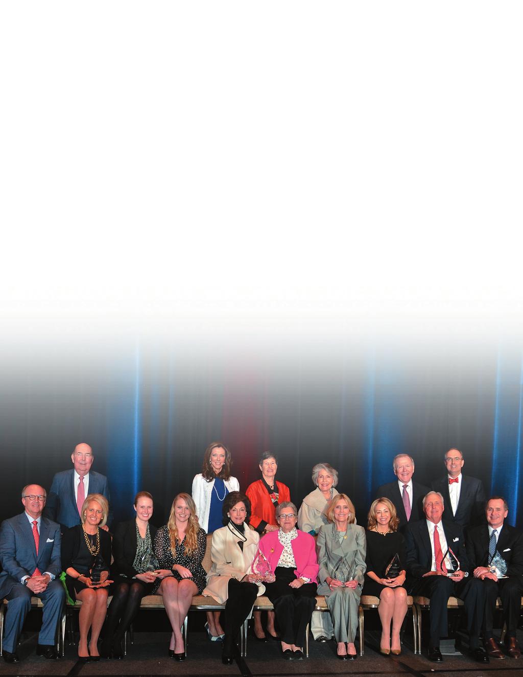 Previous Recipients of the Hearts of Texas Lifetime Achievement Award Peggy Allison Charlotte Jones Anderson Rita and the Late Governor Bill Clements Linda Custard Melissa