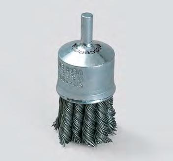 Ø Stem 300790 792-30 30 6x18 0.50 20000 Round brushes with shank Corrugated steel high strength. With high density of wires.
