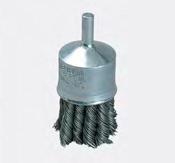 Brushes brush stainless steel A2 to twisted knots Spazzole in acciaio a macchina e a mano Stem 300789 792A2-19 19 6X18 0,50 20000 300791 792A2-22 22 6X18 0,50 20000 Round brushes A2 stainless steel