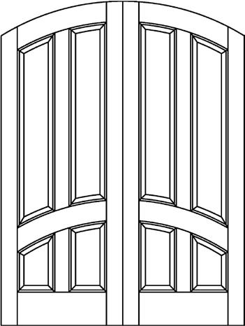 CD313S CD313S3 CD313E4 CD313-G Door Head Options: Square top doors can be