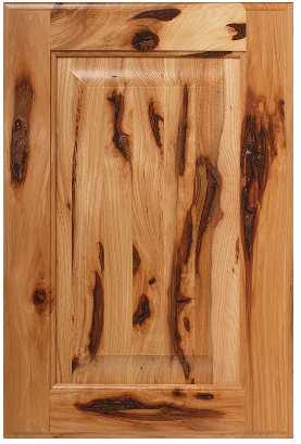 MATERIALS NOTES RUSTIC HICKORY Rustic Hickory is a grade of Hickory Wood that includes knots throughout which are naturally formed in the. Knots may be a mixture of tight and open.