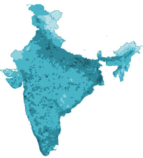 Scenaro n Inda Populaton Densty Map (source: www.relefweb.