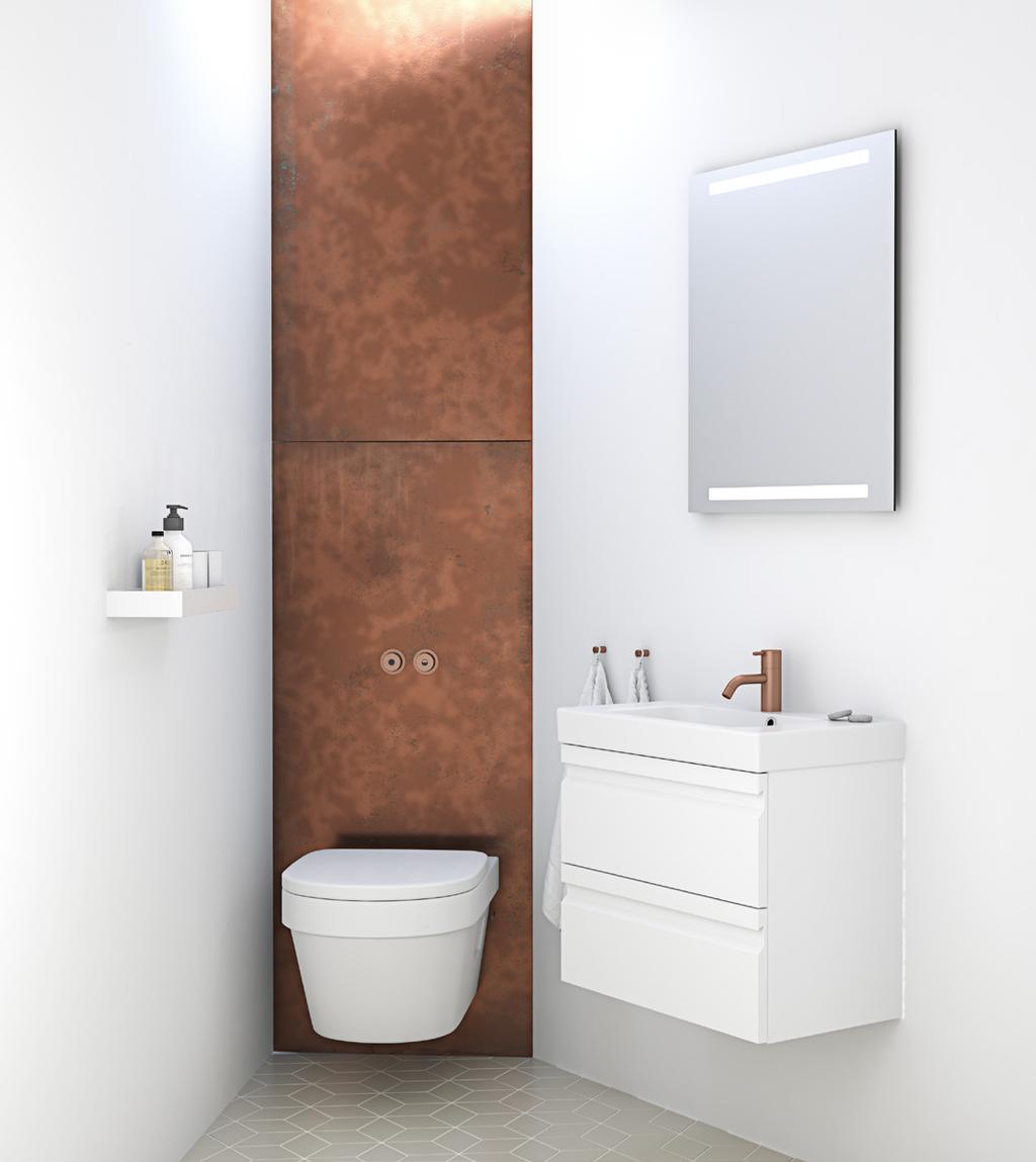 S3-MATT WHITE L AQUER 60 Dimensional Challenges Our designers at Dansani love the challenge of small spaces or