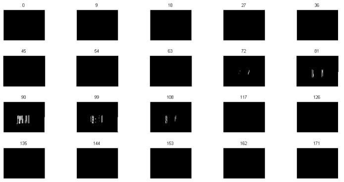 7: Image after removing small area objects Step 7- Obtaining true shape of the barcodes After this the resultant image is subtracted from original image to obtain true shape of the barcode. Fig.
