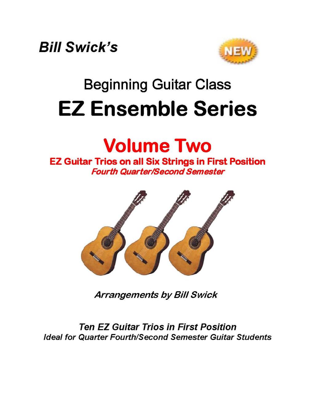 FREE! from wwwfreeguitarensemblemusiccom The following EZ Guitar Trio in First Position is made available to you at no cost from freeguitarensemblemusiccom Try it Perform it If you like it and would