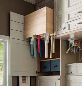 beautiful, Wood-Mode offers a wide variety of built-in storage and