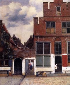 Still life (vanitas) The Little Street 1657-58,