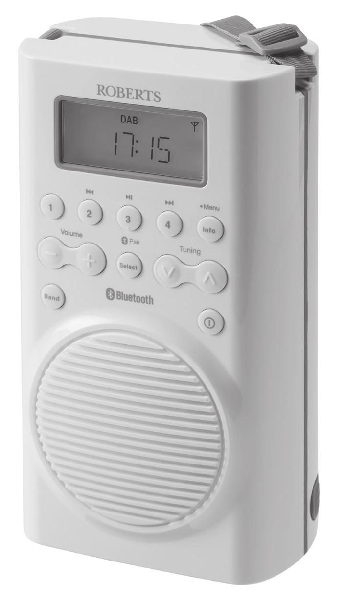 ROBERTS / + / RDS Shower Radio with