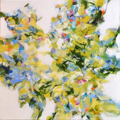 00 SUSAN MOROSKY Spring Pond II acrylic on canvas,