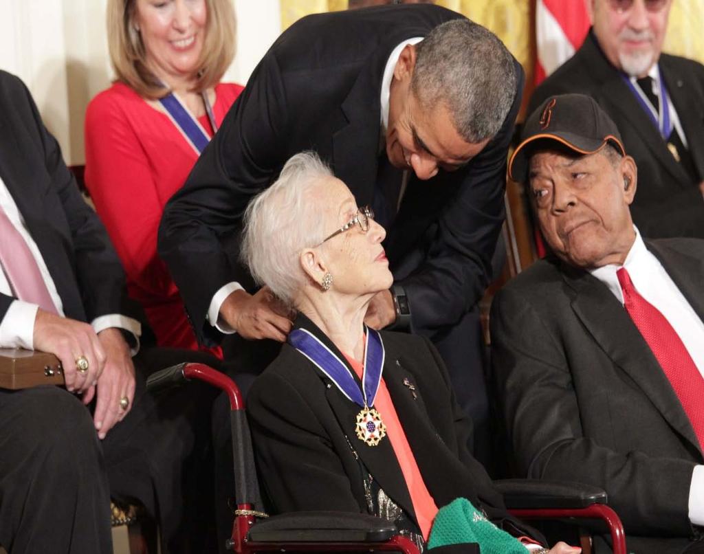 The Presidential Medal of Freedom Award At the age of 97, Katherine was Awarded The
