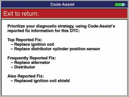 5 MILLION experienced-based Confirmed Fixes for vehicle specific, OBD-II Diagnostic Trouble Codes (DTC s). Other power features include: Developed using over 3.