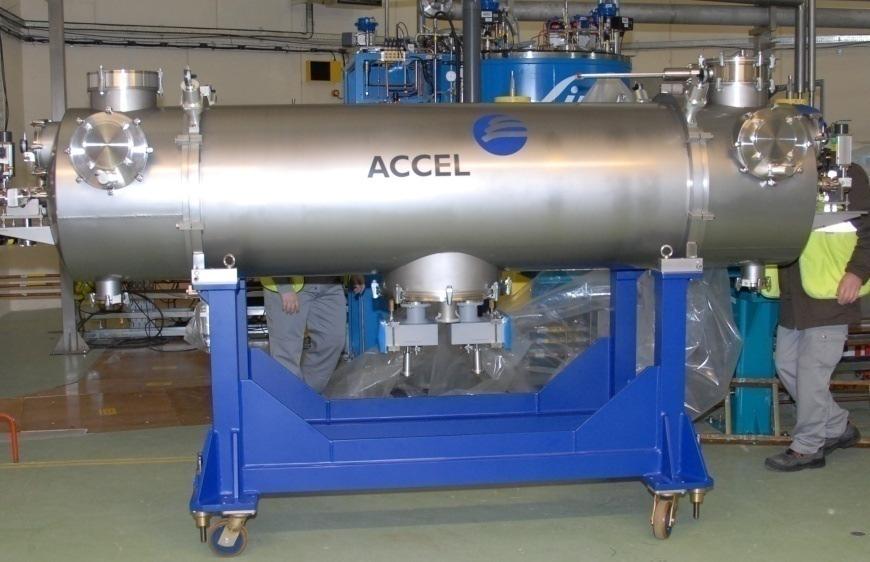 SRF Modules 2 x Stanford/Rossendorf cryo-modules 1 Booster and 1 Main LINAC. Fabricated by ACCEL.