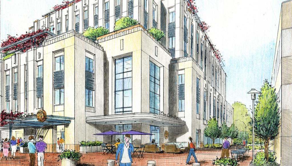 Rendering - View from Main St. & 9th Ave.