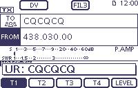 15 VOICE TX FUNCTION Transmitting the recorded voice audio qqpush MENU (C) one or more times to select the M- 2 (Menu 2) screen. In the DR mode, select the D1 screen.