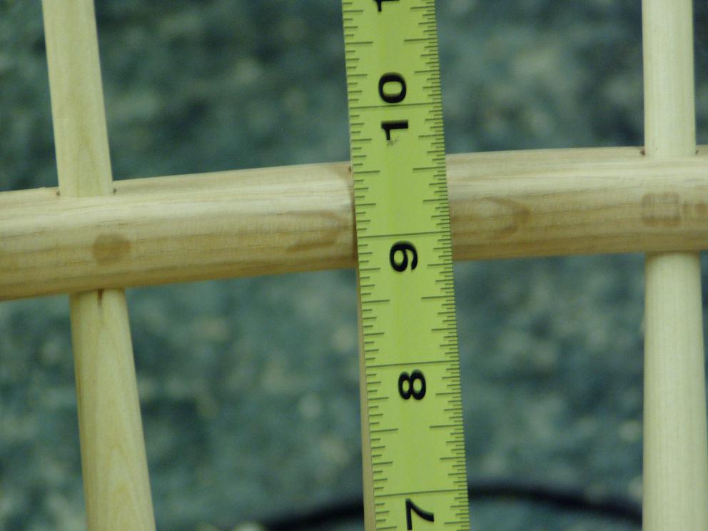 Next, dry fit all your spindles and arm posts so you know where they go when you are gluing up. Glue the arm post holes.