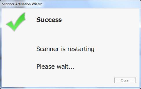 Installation 19 Online scanner activation Scanner Activation - Online 17 Activating an online scanner (Online) Have your License Key ready.