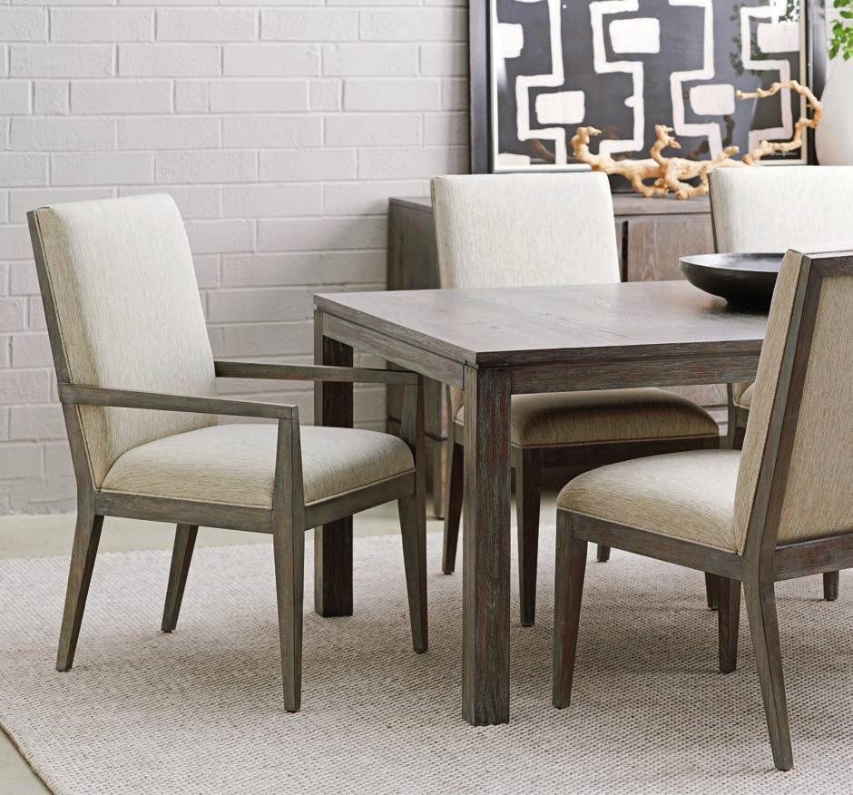 The Bodega dining chair offers classic contemporary styling and exceptional seating comfort.