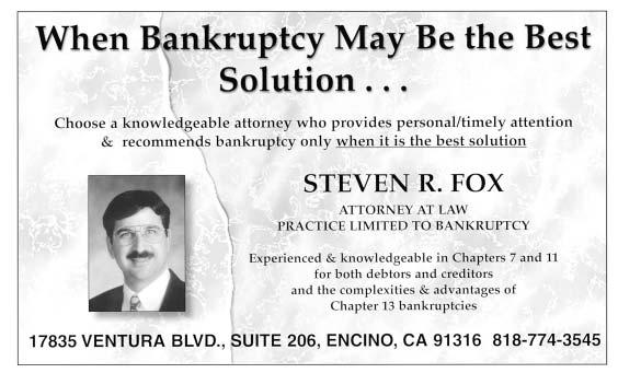 May 2004 www.sfvba.org Bar Notes 19 The San Fernando Valley Bar Association s new Membership Directory is now available online.