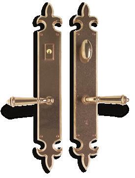 Hardware Lever Options Each escutcheon may be combined with any of the following levers and is available in your choice of ten patina finishes.