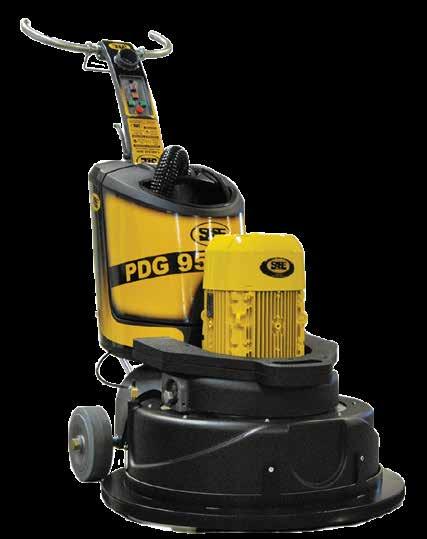 Planetary Diamond Grinders PDG 9500 Plus PDG9000.03 The SASE PDG 9500 Plus is designed with a low profile and expanded grinding head that allows you to grind under toe kicks and retail store shelving.