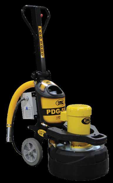Planetary Diamond Grinders PDG 5000 PDG5000.01 (230V) A highly versatile 20 floor grinder with a compact, yet powerful design.