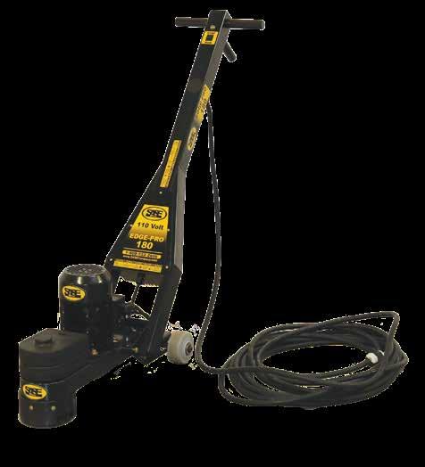 Floor Grinders Edge Pro 180 DG.EDG180.02 Is an aggressive, sleek, upright edge grinder made to grind and polish around corners, edges, and tight areas.