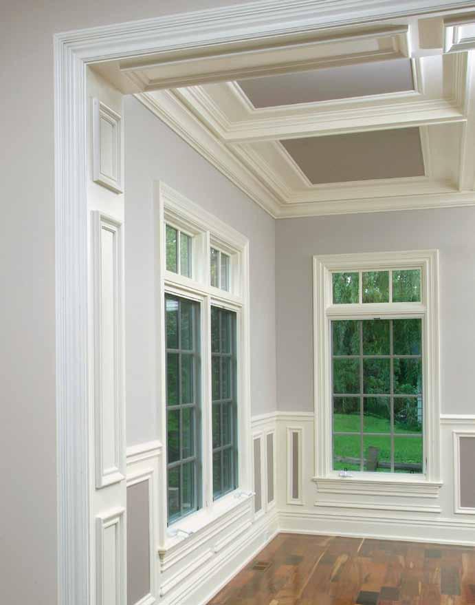 Pre-Finished Moulding Solution FinTek products are pre-painted with a professionally
