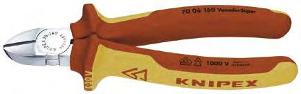 Diagonal Cutters for soft and hard wire, clean cutting of thin
