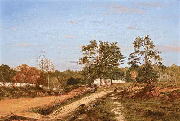 #4 Richard Clague Spring Hill, Alabama, in Autumn $173,000 Lot 278, a circa 1871-72 Richard Clague (French/New Orleans, 1821-1873,